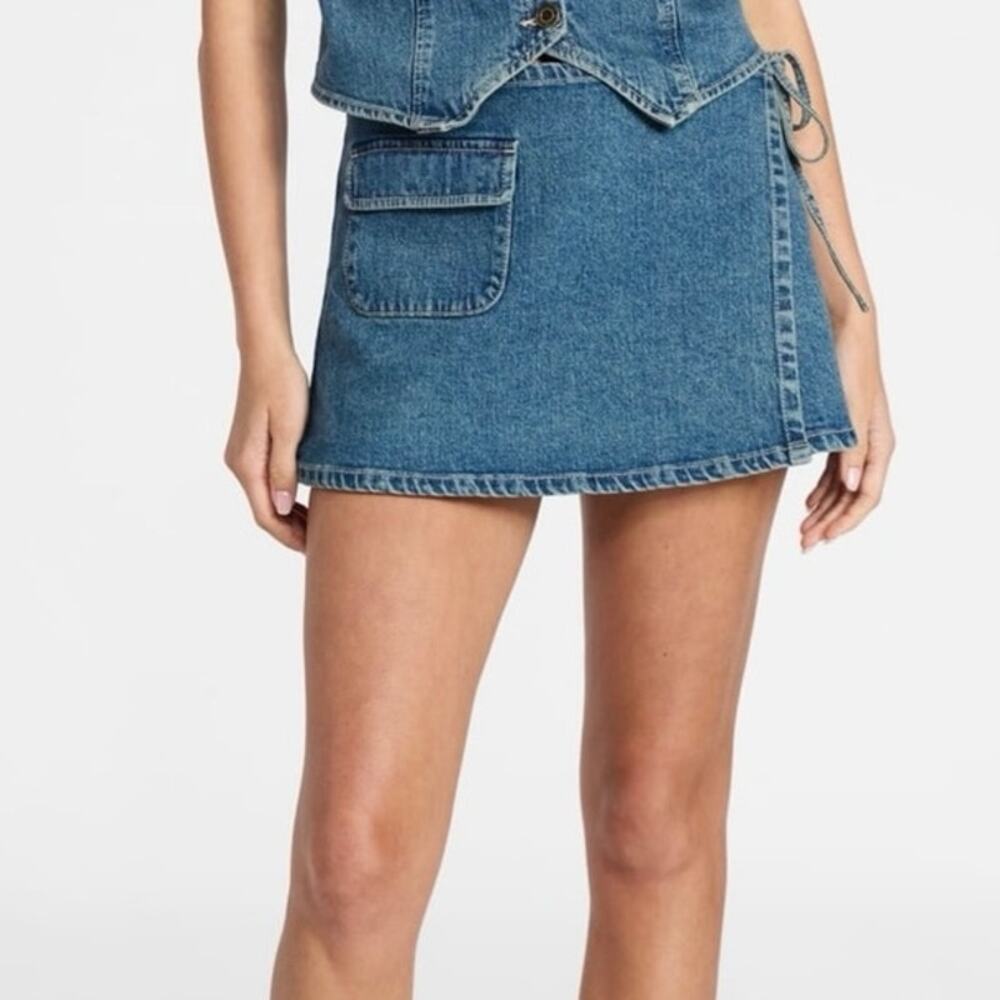 No Boundaries Denim Cargo Skort Size XXL